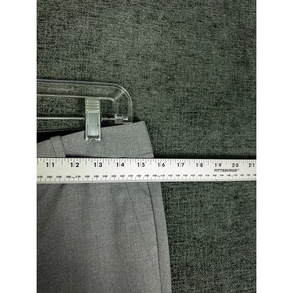 Banana Republic Ryan Slim Straight Trousers Womens 6 Gray Mid Rise‎ Dress Pants